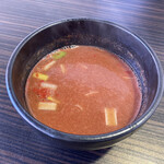 Ramen Dorasena - 〆の割スープは トマト昆布出汁で！