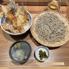 Ishiusu Biki Nihachi Soba Sobashiki - 海老天丼と自家製二八そば