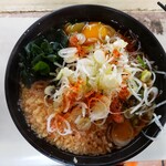 駅そば そば・うどん八起家 - 昨日と表層は変わらず