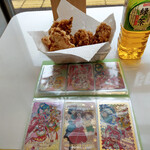 唐揚げのやまざき - 料理写真:唐揚げ＆オリジナル茶～☆