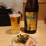博多天ぷら やまや - ■瓶ビール(中) 600円(内税)■