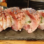 立ち寿司 杉尾 - 炙り鯖寿司