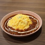 さかい珈琲 - チーズオムライスのデミソース 1080円