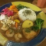 Mikazuki Curry SAMURAI. - 海老カリーご飯S