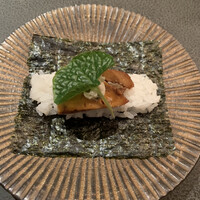 六雁 - あん肝手巻き