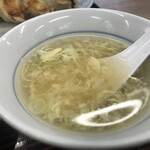ぎょうざの満洲 - たまごスープ