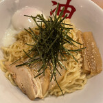 きりん寺 - 油そば大盛＋半熟卵