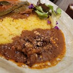 SPICY CURRY 魯珈 - 選べる２種カレー(モルディブフィッシュ・ポークカレー＆カカオリッチビーフカレー)