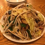 中華 麺琢 - 肉野菜炒め