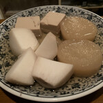 Odenya Den - 里芋、大根、豆腐