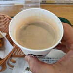 MOS BURGER - 泡立つコーヒー