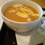Ekuseru Shioru Kafe - セットのカニトマトスープ