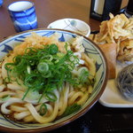 丸亀製麺 - 2013-01-09水曜セット2玉650円＋いなり100円