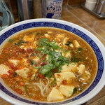 陽光ラーメン 航海屋 - 麻婆麺(800)硬め、激辛で