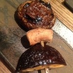 やきとりの玉屋 - 椎茸焼き