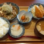 Nikudoufu To Remonsawa- Taishuushokudou Yasubee - 肉豆富定食（白）