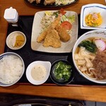 そば藤 - ミックスフライランチ