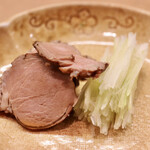 花いち - 和風焼豚とセロリ千切り