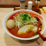 拉麺大公 - 味玉 辛焼き味噌(辛さ2倍)
