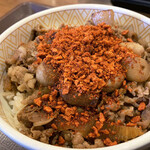 Sukiya - にんにくファイヤー牛丼（並）¥520