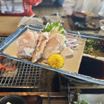 炭焼地鶏 山蔵 - むね刺。