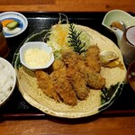 Shounan No Kaki Goya Shouzan - 大盛りカキフライ定食