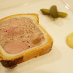 OGINO organic Restaurant - 鴨と短角仔牛のパテ・アン・クルート（1800円・2012/11）