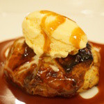 OGINO organic Restaurant - 焼きたてマロンパイ　塩キャラメルとバニラアイス（600円・2012/11）