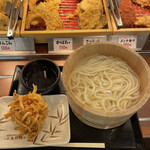 丸亀製麺 - R4.2  釜揚げうどん・野菜かき揚げ