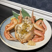 毛蟹の姿蒸し-Steamed crab "Kegani mushi"