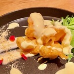 ブリル飯店 - 2021.11.  海老のマヨネーズソース レアチーズ添え