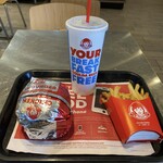 Wendy's - Big Bacon Cheddar Cheeseburger Triple(Medium Combo)♪