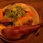 虎徹 - 鶏肝と野菜煮込