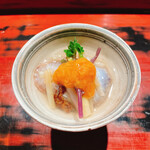 富小路 やま岸 - 黒海鼠と海鼠腸(このわた)