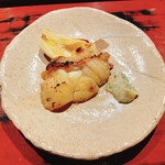 富小路 やま岸 - クエの幽庵焼き