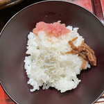 富小路 やま岸 - 白米とご飯のお供