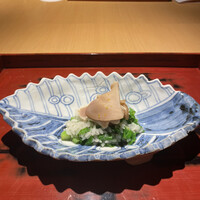 富小路 やま岸 - 蛤と菜の花の飯蒸し