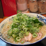 中華蕎麦 春馬 - 九条ねぎTPで野菜不足解消〜✨✨✨