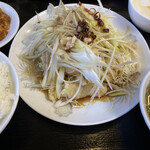 香港 美味楼 - 白身魚ネギ油定食