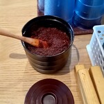 Karamiso Teppan Sutamina Tei - 辛味噌と木の棒
