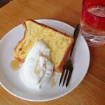 カフェテラス風樹荘 - オレンジシフォンケーキ　350円　2022/02