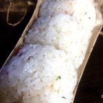 恵比寿　くろいわ - 食べきらない香箱蟹のご飯はおにぎりに。（201301）