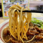 肉汁麺ススム - 肉汁麺 アップ