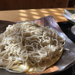 Naka sei - お蕎麦。冷水でしっかりと締めあげられていてコシが強く、歯応えも心地良くてとっても美味しいd(≧▽≦*)
