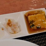 帝塚山グランパ - 焼売、中華風卵焼き