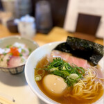 酔月 - 【鯛だし醤油らぁめんとミニ海鮮丼のセット】