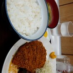 Oshokujidokoro Amatarou - 豚角煮とチキンカツ定食