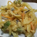 麺処 たかしな - かき揚げ