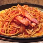 PRONTO IL BAR - 鉄板ナポリタン。美味い！！