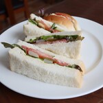Coffee shop BEANS - 野菜のサンドイッチ